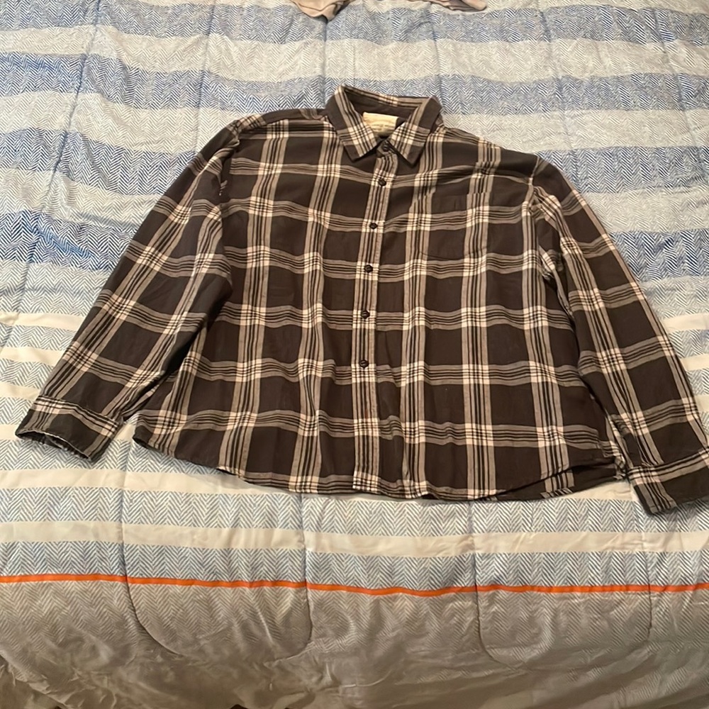 Black and white flannel